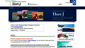 What Hortj.org website looked like in 2020 (3 years ago)