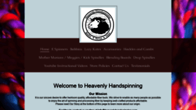 What Heavenlyhandspinning.com website looked like in 2020 (3 years ago)