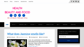 What Healthbeautyandfood.com website looked like in 2020 (3 years ago)