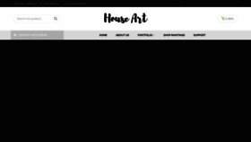What Houseart.in website looked like in 2020 (3 years ago)