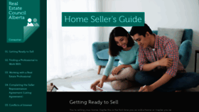 What Homesellersguidealberta.ca website looked like in 2020 (3 years ago)