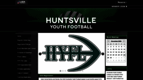 What Huntsvilleyouthfootball.org website looked like in 2020 (3 years ago)