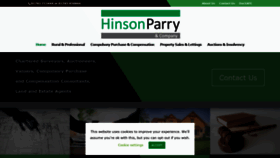 What Hinsonparry.co.uk website looked like in 2020 (3 years ago)