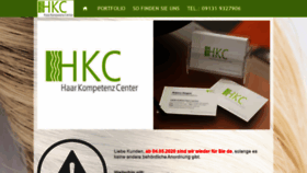 What Haar-kompetenz-center.de website looked like in 2020 (3 years ago)