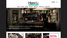 What Homap.fr website looked like in 2020 (3 years ago)