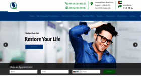 What Hairtransplantdubai.com website looked like in 2020 (3 years ago)
