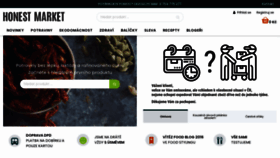 What Honestmarket.cz website looked like in 2020 (3 years ago)