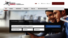 What Hochschul-kompass.de website looked like in 2020 (3 years ago)