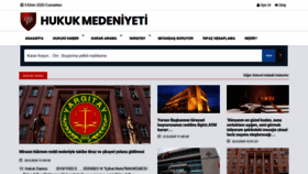 What Hukukmedeniyeti.org website looked like in 2020 (3 years ago)