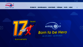 What Hyperlogy.com website looked like in 2020 (3 years ago)