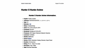 What Hunterxh.com website looked like in 2020 (3 years ago)