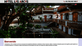 What Hotellosarcosdetaxco.com website looked like in 2020 (3 years ago)
