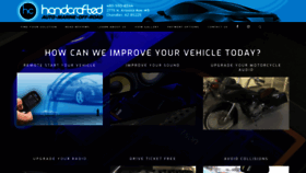 What Handcraftedcaraudio.com website looked like in 2020 (3 years ago)
