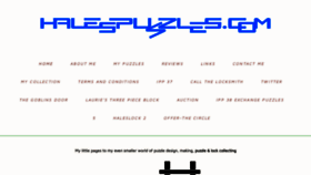 What Halespuzzles.com website looked like in 2020 (3 years ago)