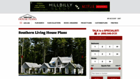 What Houseplans.southernliving.com website looked like in 2020 (3 years ago)