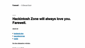 What Hackintosh.zone website looked like in 2020 (3 years ago)