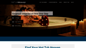 What Hottubhideaways.com website looked like in 2020 (3 years ago)