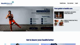 What Healthassure.in website looked like in 2020 (3 years ago)
