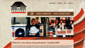 What Henrylawsonfestival.com.au website looked like in 2020 (3 years ago)