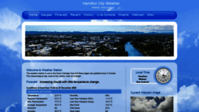 What Hamiltoncityweather.co.nz website looked like in 2020 (3 years ago)