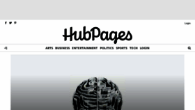 What Hubpages.com website looked like in 2020 (3 years ago)