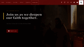 What Holytrinitycathedral.net website looked like in 2020 (3 years ago)