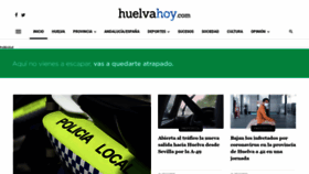 What Huelvahoy.es website looked like in 2020 (3 years ago)