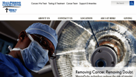 What Hallperrinecancercenter.org website looked like in 2020 (3 years ago)