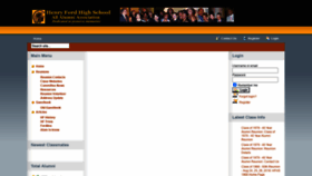 What Henryfordhighschool.com website looked like in 2020 (3 years ago)