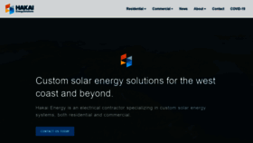 What Hakaienergysolutions.com website looked like in 2020 (3 years ago)