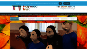 What Holywood-trust.org.uk website looked like in 2020 (3 years ago)