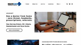 What Healthcareplus.ca website looked like in 2020 (3 years ago)