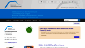 What Hgs-singen.de website looked like in 2020 (3 years ago)