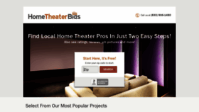 What Hometheaterbids.com website looked like in 2020 (3 years ago)