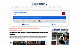 What Harianterbit.com website looked like in 2020 (3 years ago)