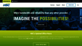 What Hbci.com website looked like in 2020 (3 years ago)