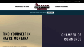What Havrechamber.com website looked like in 2020 (3 years ago)