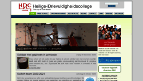 What Heilige-drievuldigheidscollege.be website looked like in 2020 (3 years ago)