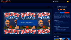 What Happywheelsgame.io website looked like in 2020 (3 years ago)