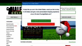 What Halfpricegolfballs.com website looked like in 2020 (3 years ago)