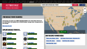 What Heymassage.com website looked like in 2020 (4 years ago)