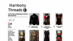 What Harmonythreads.com website looked like in 2020 (3 years ago)