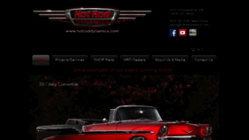 What Hotroddynamics.com website looked like in 2020 (3 years ago)