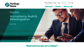 What Horlingsnexia.nl website looked like in 2020 (3 years ago)