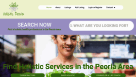 What Holisticpeoria.com website looked like in 2020 (3 years ago)