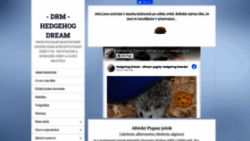 What Hedgehog-dream.eu website looked like in 2020 (3 years ago)