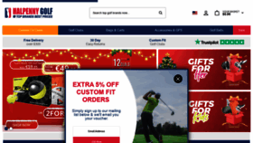 What Halpennygolf.com website looked like in 2020 (3 years ago)