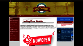 What Healingplaceathletics.org website looked like in 2020 (3 years ago)