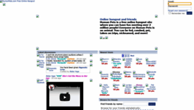 What Humanpets.com website looked like in 2020 (5 years ago)