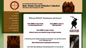 What Holytrinitysc.com website looked like in 2020 (3 years ago)